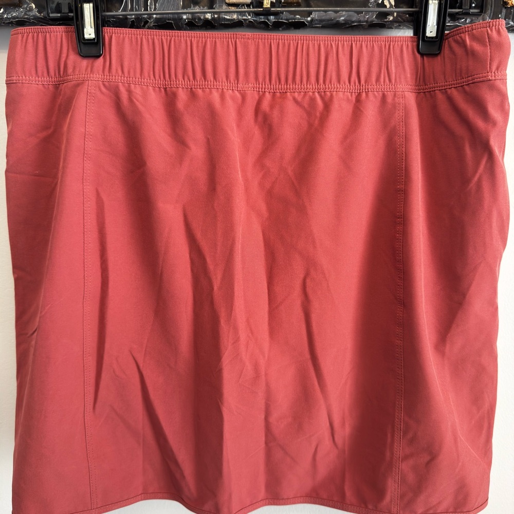 Patagonia Rust Red Drawstring Skort - Picture 2 of 3